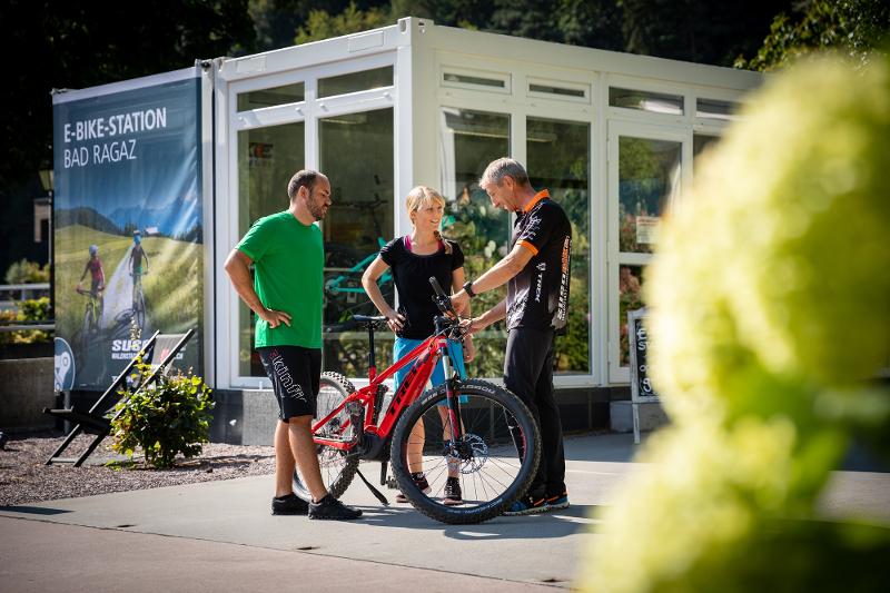 E-Bike Station / Copyright holder: &copy; Heidiland Tourismus